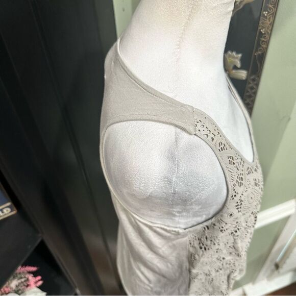 PJK Patterson J. Kincaid Leather Eyelet Tank Top – Size M - Picture 6 of 11